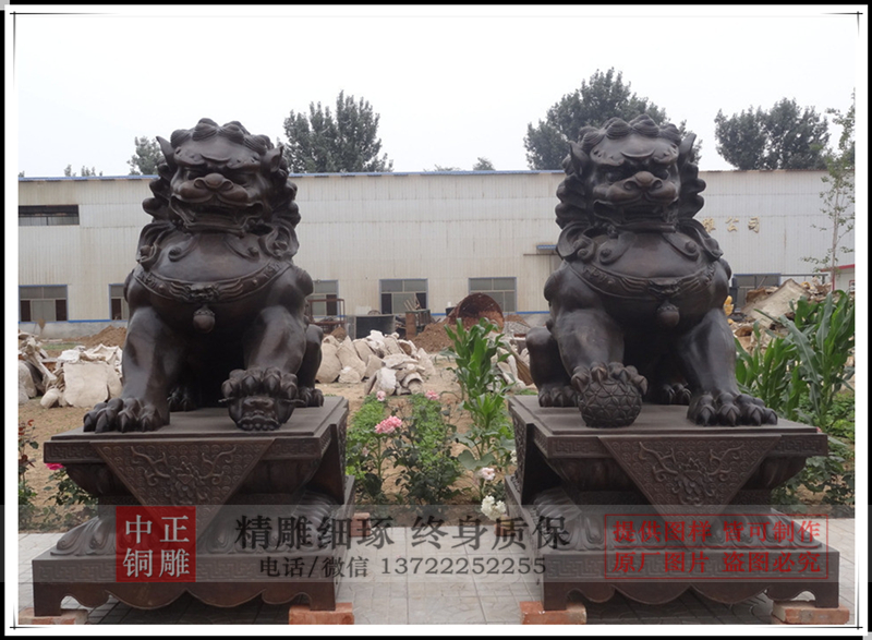 北京狮子|动物铜雕塑