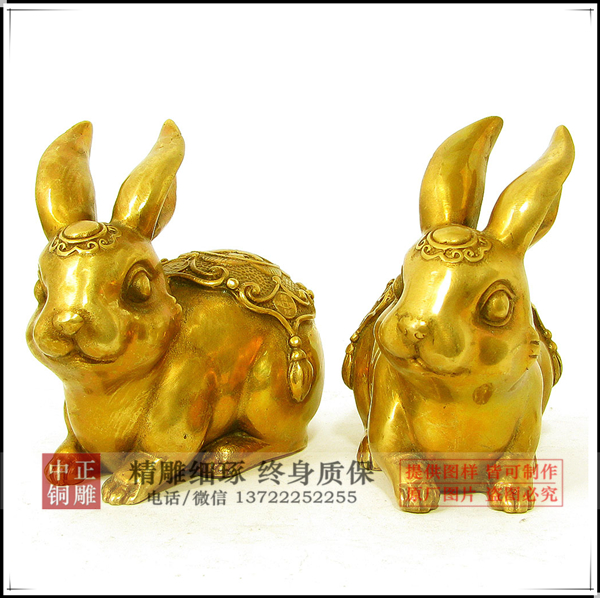 动物雕塑|兔子铜雕