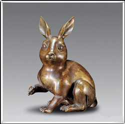 动物铜雕|铸铜兔子雕塑