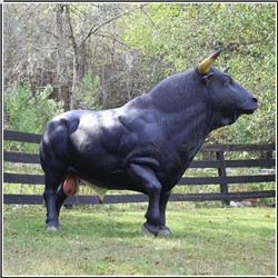 2米公牛铜雕