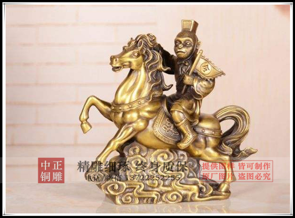 马上封侯铜雕