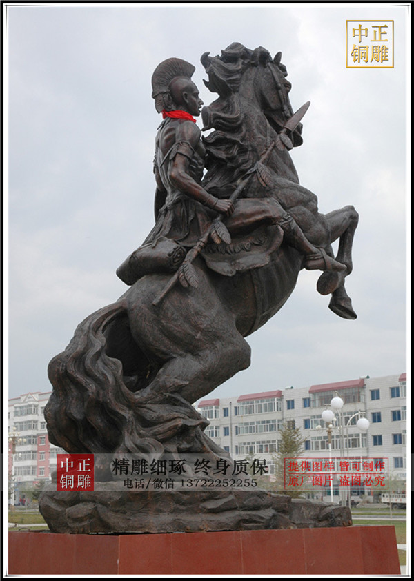 骑士马雕塑
