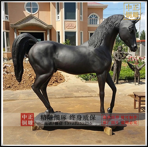 大型铜马|青铜马雕塑