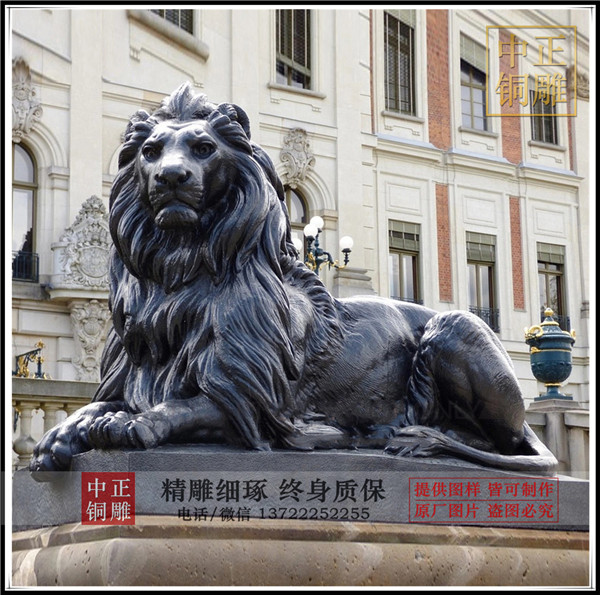 铜狮子厂家|狮子雕塑厂