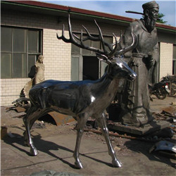不锈钢雕塑鹿