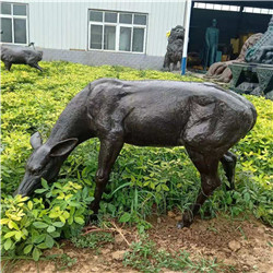 铸铜小鹿雕塑