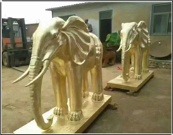 大型鎏金铜大象