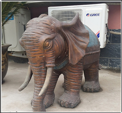 大型铜大象铸造