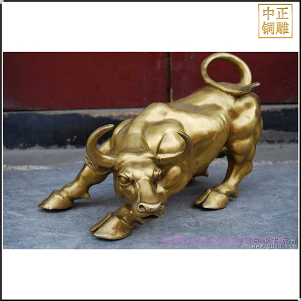 精美28CM铜牛