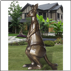 大型铜袋鼠雕塑