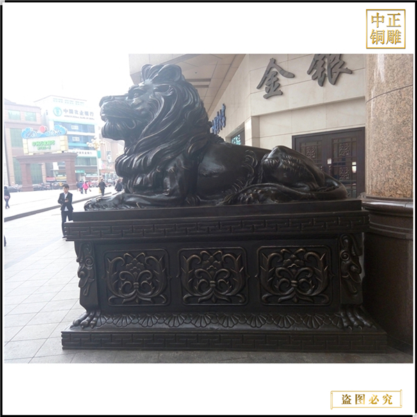 2米铜狮子雕塑铸造厂