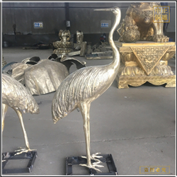 室外仙鹤铜雕塑生产厂