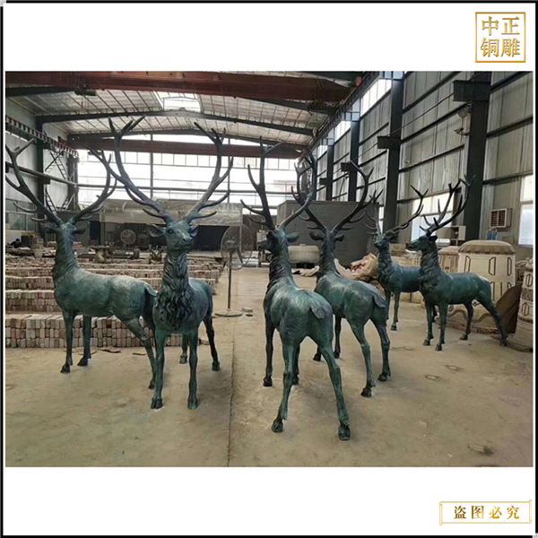 铸铜仿铜小鹿雕塑.jpg