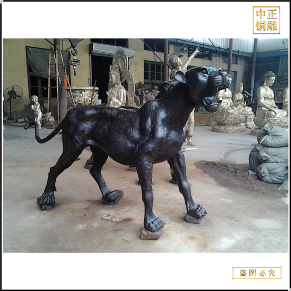 金钱豹铜雕塑铸造厂