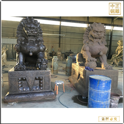 天安门铜狮子雕塑铸造