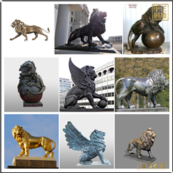 西方铜狮子雕塑厂家