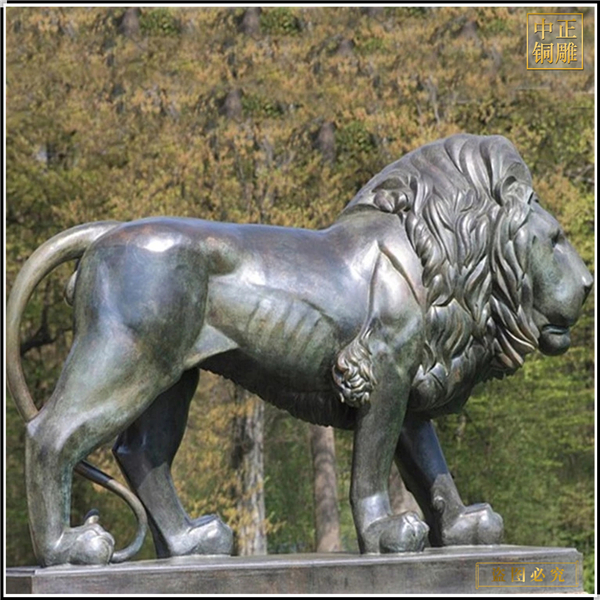 现货铸铜狮子雕塑