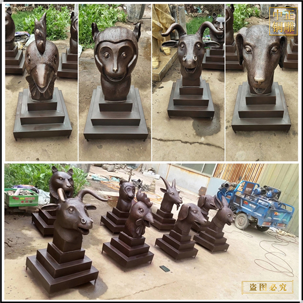 十二生肖铜雕塑订购厂家