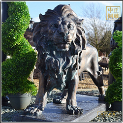 欧式铜狮子雕塑
