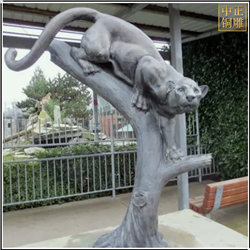 动物园母狮子铜雕塑铸造厂家
