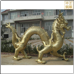 铜龙景观雕塑