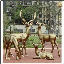 公园动物雕塑摆件