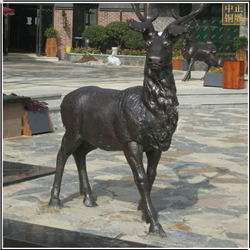 景观铜鹿雕塑摆件