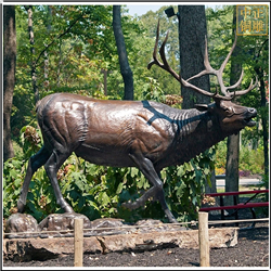 大型景观铜鹿雕塑
