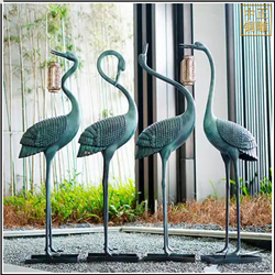 景观仙鹤雕塑铸造