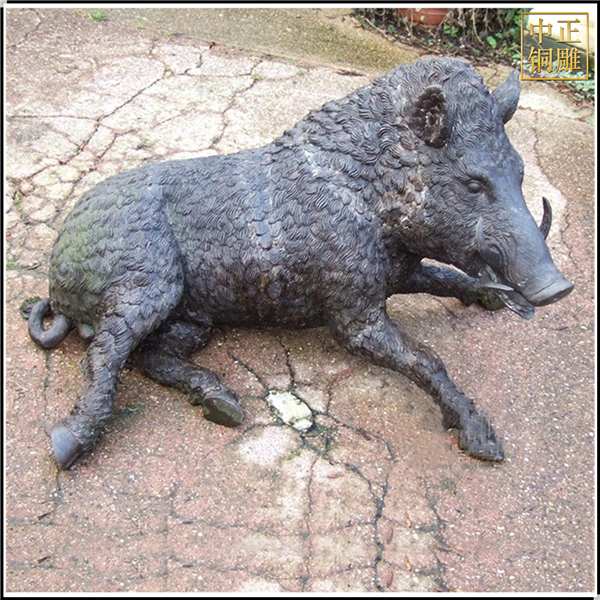 野猪铜雕塑铸造厂