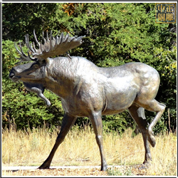 野生铜鹿雕塑厂家