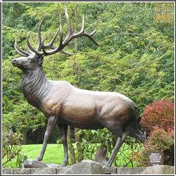 园林铜鹿雕塑