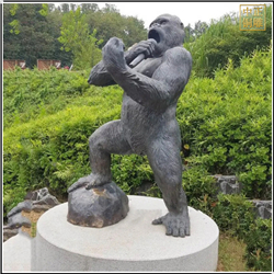 大猩猩唱歌园林雕塑