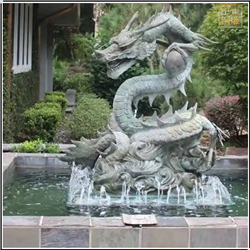 铜龙园林景观喷泉雕塑