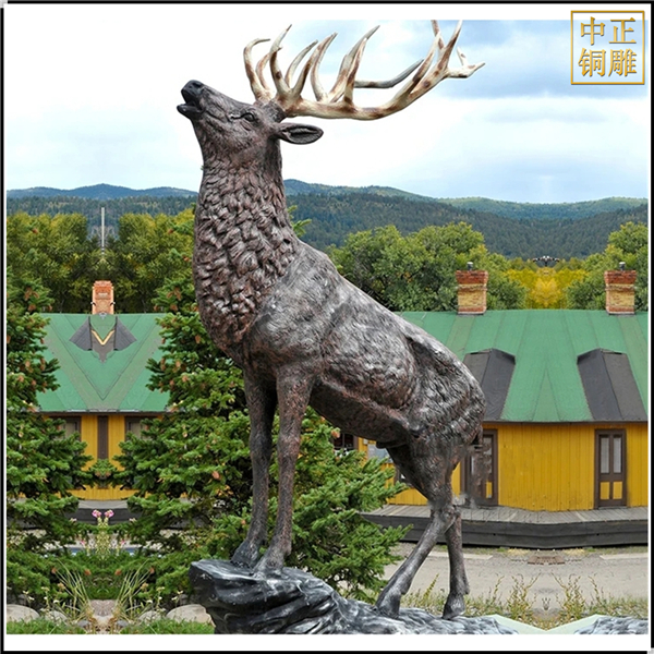 抬头仰天铜鹿景观雕塑.jpg